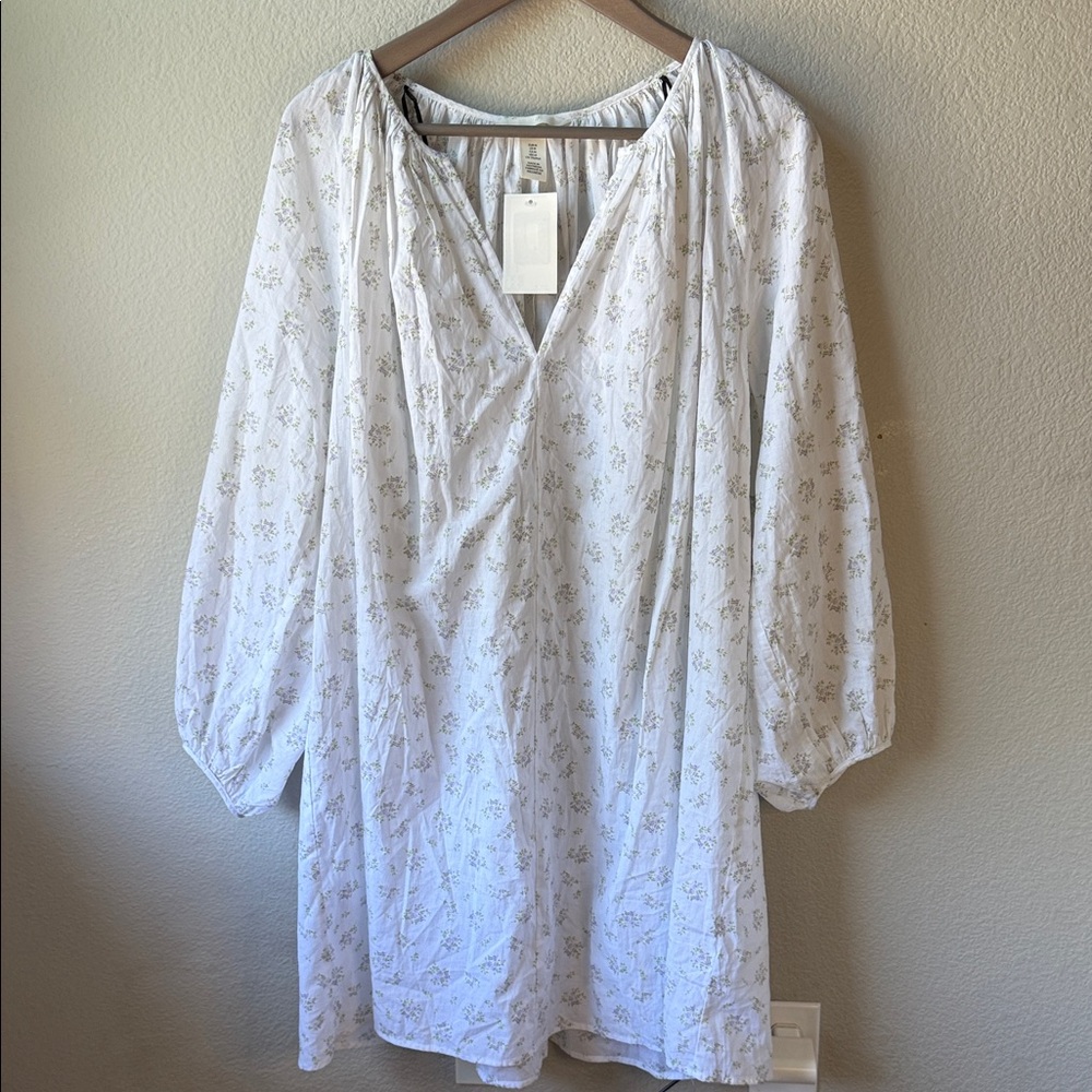 White Floral Dress